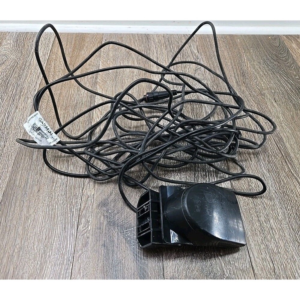 Garmin Transom Mount Transducer 010-10272-00 w/ Mounting Bracket Attached